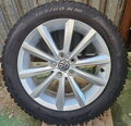 Zimná sada VW - 5x100 r16 + 185/60 r16 /4ks - TOP stav!