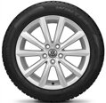 Zimná sada VW - 5x100 r16 + 185/60 r16 /4ks - TOP stav!