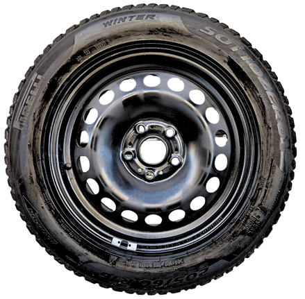 Zimná sada VW - 5x112 r16 + Pirelli 205/60 r16 96H /4ks - SUPER stav!