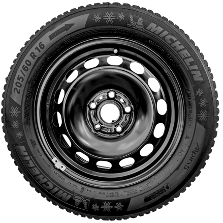 Zimná sada VW - 5x112 r16 + Michelin 205/60 r16 /4ks - TOP stav!