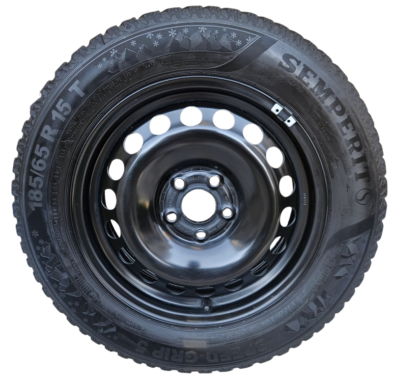 Zimné sada VW - 5x100 r15 + Semperit 185/65 r15 /4ks